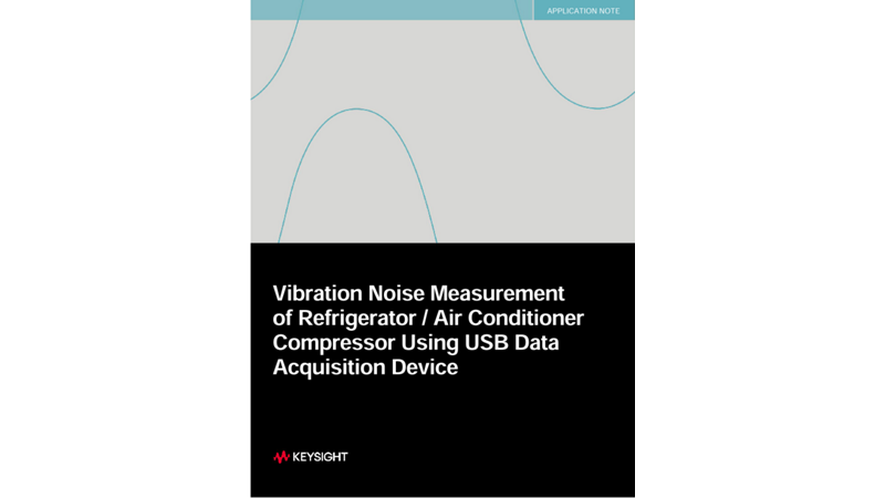 Vibration Noise Measurement of Refrigerator / Air Conditioner Compressor Using USB Data Acquisition Device